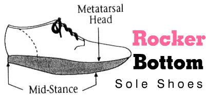 rocker bottom sole shoes